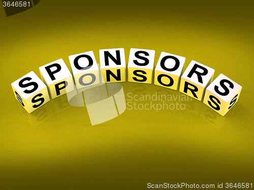 Image of Sponsors Blocks Represent Advocates Supporters and Benefactors