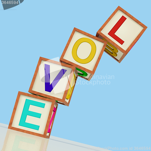 Image of Love Blocks Show Friendship Romance Or Marriage