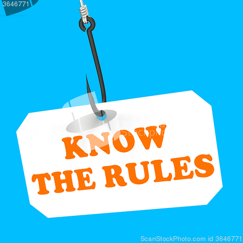 Image of Know The Rules On Hook Shows Policy Protocol Or Law Regulations