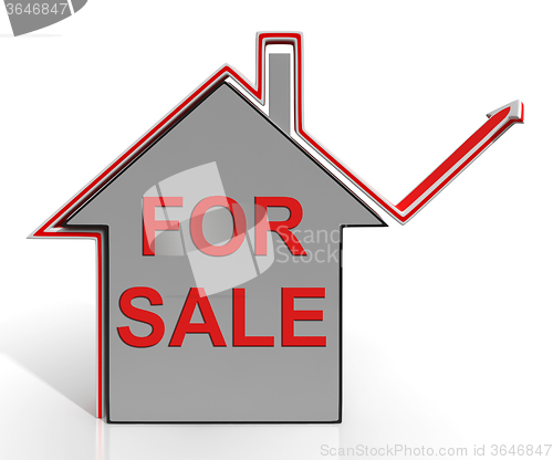 Image of For Sale House Means Selling Real Estate