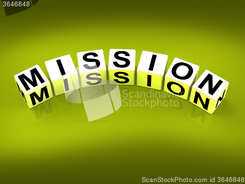 Image of Mission Blocks Show Mission Strategies and Goals