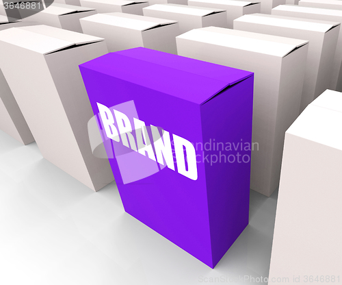 Image of Brand Box Refers to Branding Marketing and Labels