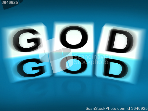 Image of God Blocks Displays Deities Gods or Holiness