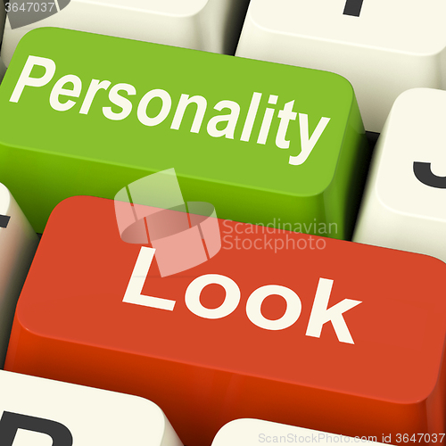 Image of Look Personality Keys Shows Character Or Superficial