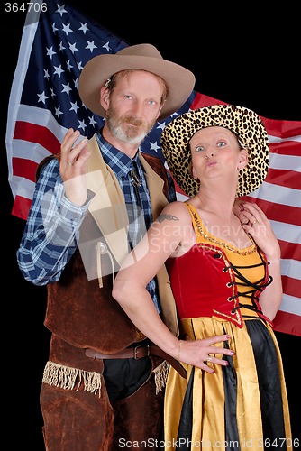 Image of Western cowboy couple