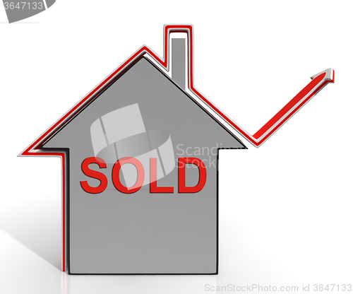 Image of Sold House Shows Sale And Purchase Of Property