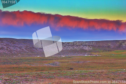 Image of Unusual weather in the Arctic: cyclonic front