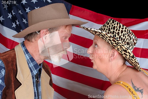 Image of Quarrelling Western couple