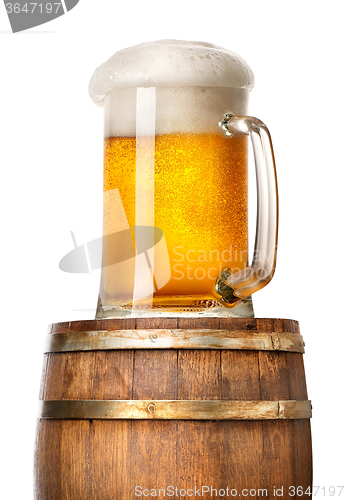 Image of Light beer on cask