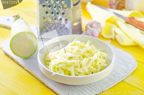 Image of grated marrow