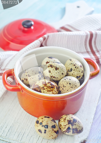 Image of quail eggs