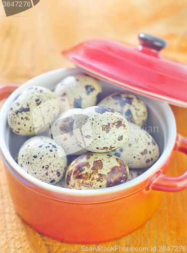 Image of quail eggs