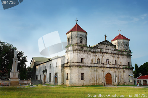 Image of Old Baroque Filipino Church.
