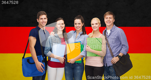 Image of group of smiling students standing