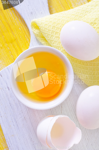 Image of raw eggs