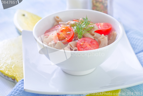 Image of pasta with tomato