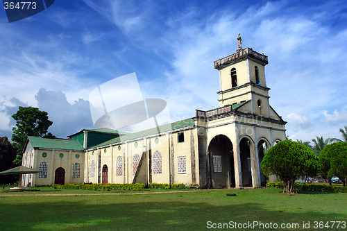 Image of Filipino village church