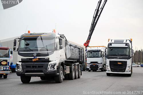 Image of Volvo and Renault Trucks For Demo Drive