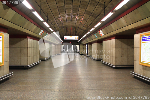 Image of Prague subway station