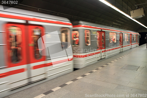 Image of Prague subway station