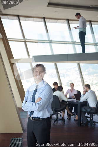 Image of portrait of handosme business man
