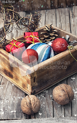 Image of Postcard with Christmas