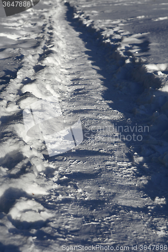 Image of Snow covered path