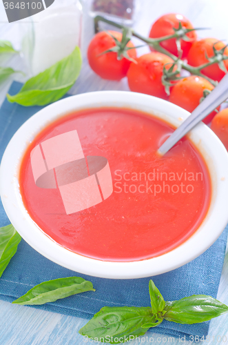 Image of tomato soup