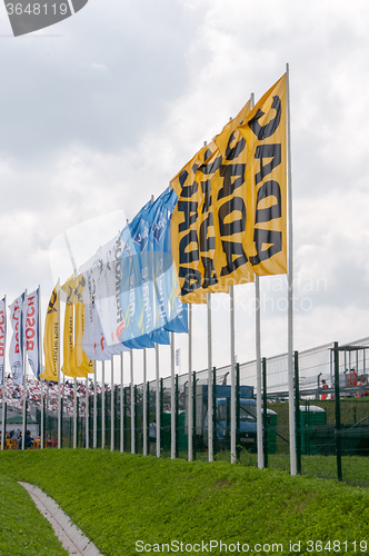 Image of DTM (Deutsche Tourenwagen Meisterschaft) on MRW (Moscow RaceWay), Moscow, Russia, 2013-08-04