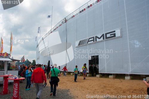 Image of DTM (Deutsche Tourenwagen Meisterschaft) on MRW (Moscow RaceWay), Moscow, Russia, 2013-08-04