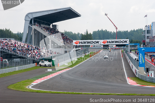 Image of DTM (Deutsche Tourenwagen Meisterschaft) on MRW (Moscow RaceWay), Moscow, Russia, 2013-08-04