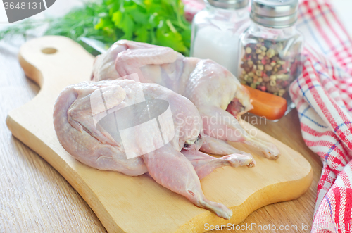 Image of raw quail