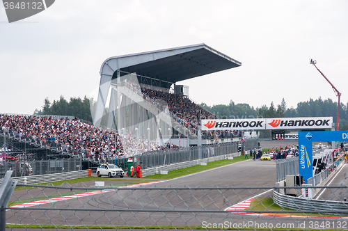 Image of DTM (Deutsche Tourenwagen Meisterschaft) on MRW (Moscow RaceWay), Moscow, Russia, 2013-08-04