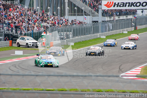 Image of DTM (Deutsche Tourenwagen Meisterschaft) on MRW (Moscow RaceWay), Moscow, Russia, 2013-08-04