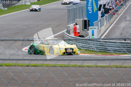 Image of DTM (Deutsche Tourenwagen Meisterschaft) on MRW (Moscow RaceWay), Moscow, Russia, 2013-08-04