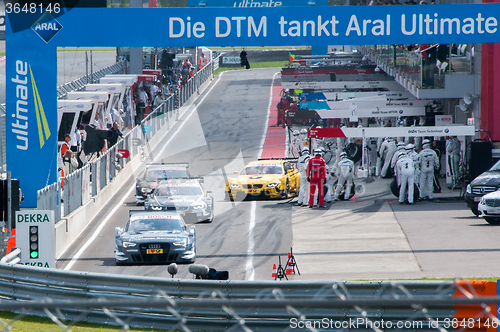 Image of DTM (Deutsche Tourenwagen Meisterschaft) on MRW (Moscow RaceWay), Moscow, Russia, 2013-08-04