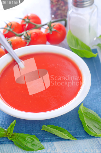 Image of tomato soup