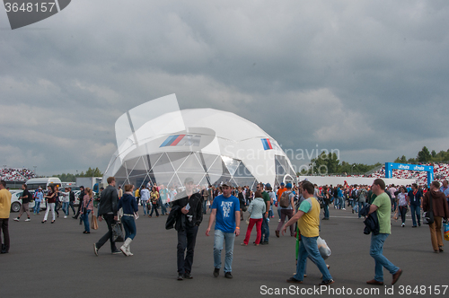 Image of DTM (Deutsche Tourenwagen Meisterschaft) on MRW (Moscow RaceWay), Moscow, Russia, 2013-08-04