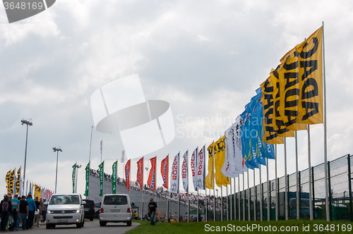 Image of DTM (Deutsche Tourenwagen Meisterschaft) on MRW (Moscow RaceWay), Moscow, Russia, 2013-08-04