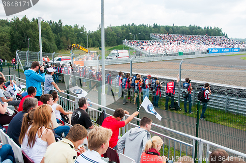 Image of DTM (Deutsche Tourenwagen Meisterschaft) on MRW (Moscow RaceWay), Moscow, Russia, 2013-08-04