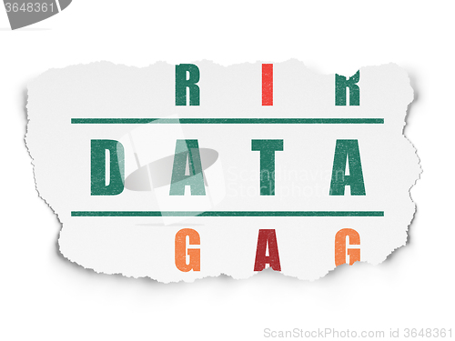 Image of Data concept: Data in Crossword Puzzle