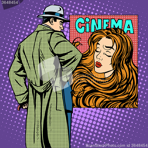Image of Man woman poster movie cinema