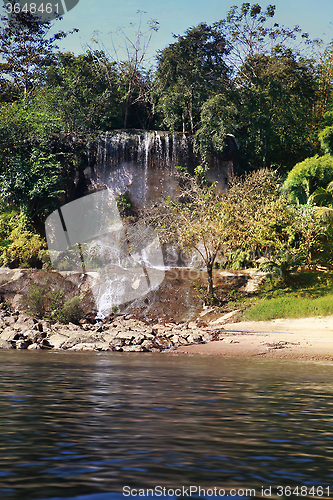 Image of waterfall on Kwai river