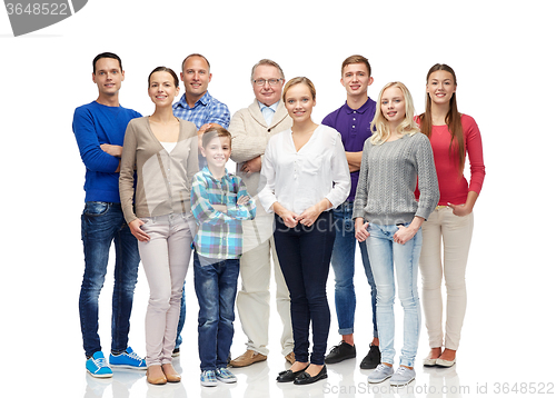 Image of group of smiling people