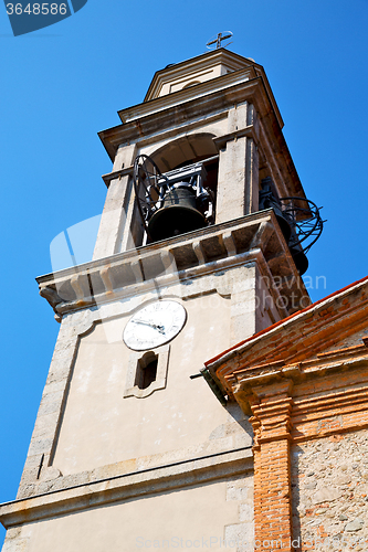 Image of  building  clock tower in italy europe  