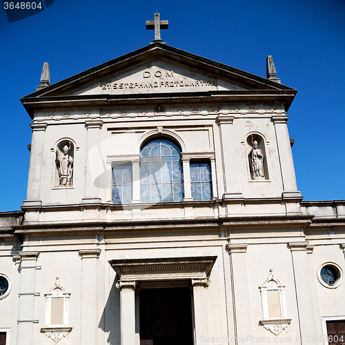 Image of heritage  old architecture in italy europe milan religion       