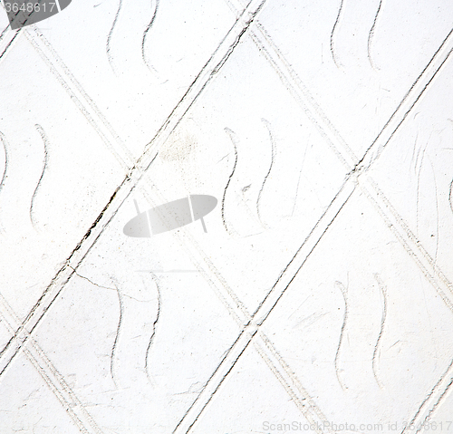 Image of wall milan  in italy old   church concrete      abstract   