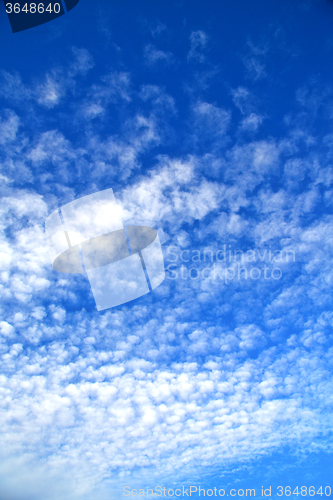 Image of in the blue sky white soft   abstract background