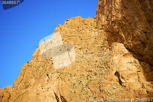 Image of in todra africa   the atlas dry mountain