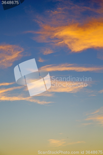 Image of the sunrise in  colored   and abstract background